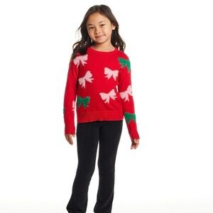 Andy & Evan Vibrant Red Knit Sweater